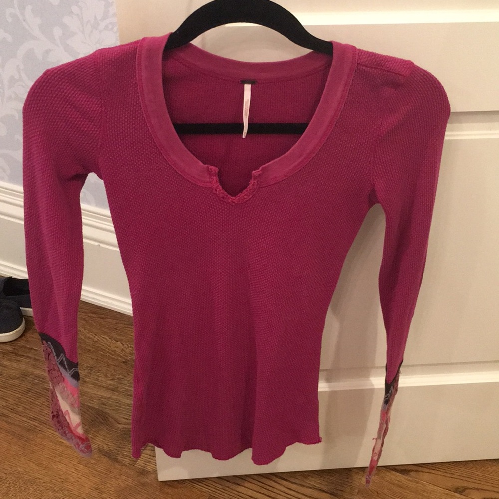Free people long sleeve shirt